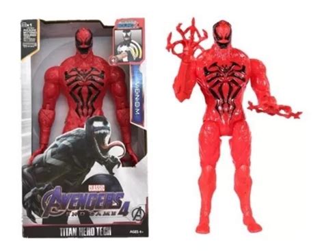 Muñeco Venom Carnage 30cm Con Luz Sonido Articulado Avengers en venta