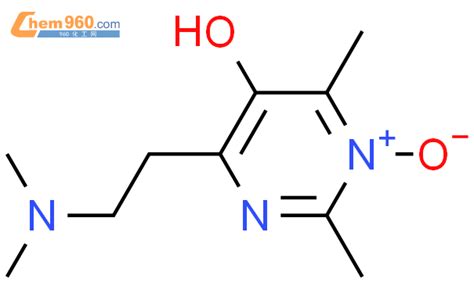 344883 89 2 9Ci 4 2 二甲基氨基 乙基 2 6 二甲基 5 羟基嘧啶 1 氧化物化学式结构式分子式mol