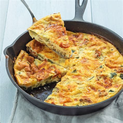 Frittata Basisrecept Met Courgette En Tomaat Leukerecepten