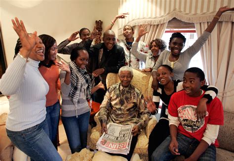 Mandela Celebrates His Th Birthday The New York Times