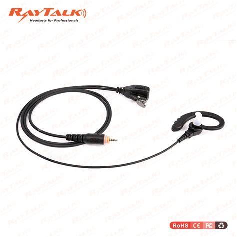 Raytalk G Shape Security Ear Piece Headset Swivel Ear Hook Em