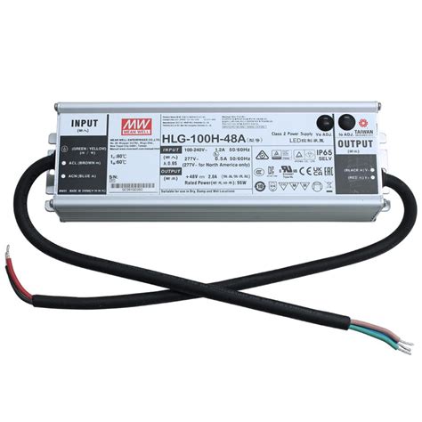 Meanwell ミンウェル HLG 100H 48A 直流電源 DC電源 48V 2A 96W 防水 IP65 4578 電光ストア