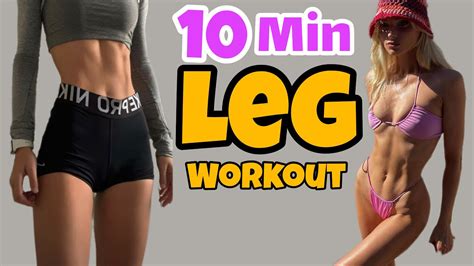 10 Min LEG Workout Leg Exercise At Home Fat LOsing Leg Workout How