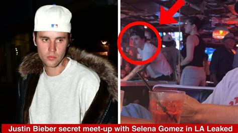 Justin Bieber And Selena Gomez Were Seen Secretly Meeting At A Bar In