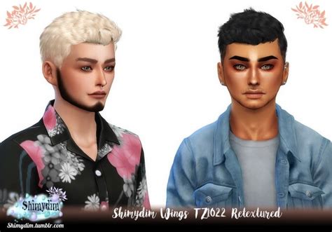 Wings Tz1022 Hair Retexture Naturals Unnaturals At Shimydim Sims The Sims 4 Catalog