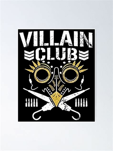 "Villain Club Marty Scurll" Poster for Sale by REPIXELS | Redbubble