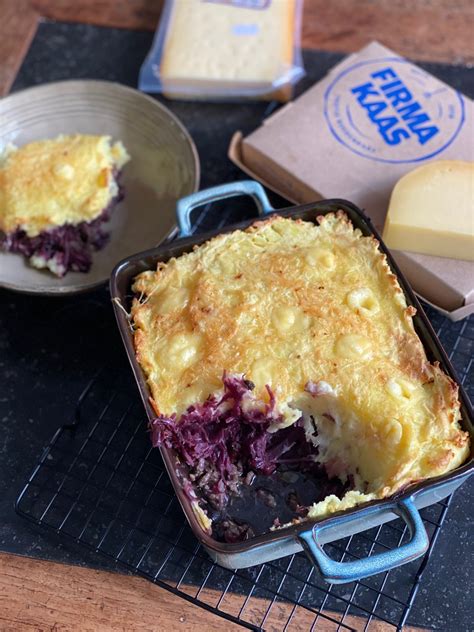 Rode Kool Ovenschotel Met Appel Gehakt En Kaas Foodinista