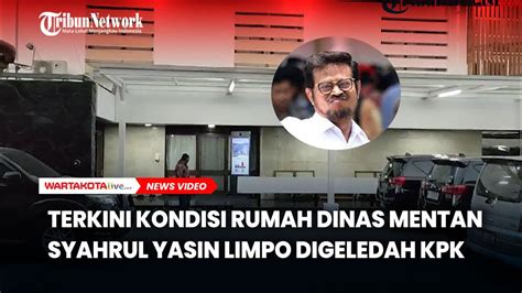 Breaking News Terkini Kondisi Rumah Dinas Mentan Syahrul Yasin Limpo