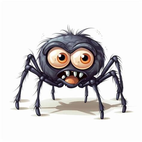 Premium AI Image | Cartoon spider with big eyes and sharp teeth ...