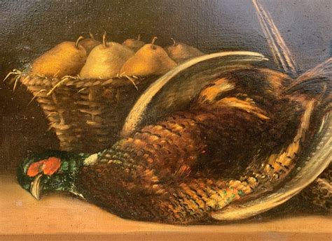 Proantic L Jean Britannique Dated 1886 Nature Morte Aux Oiseaux