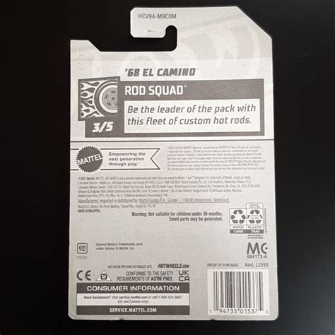 Mattel Other El Camino Hot Wheels Rod Squad Poshmark