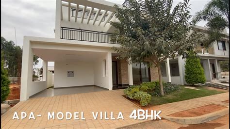 Adarsh Palm Acres 4 BHK Villa Vidyanagar Near Yelahanka Bangalore