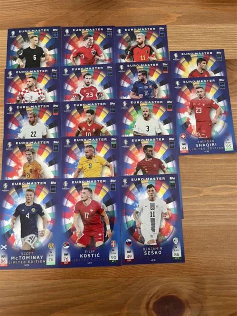 Topps Match Attax Uefa Euro 2024 17 Euro Master Edizione Limitata Eur