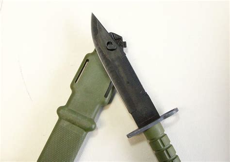 Ontario Knife M9 Bayonet Knife With Scabbard Od Color Handle New In