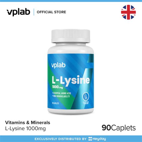 Vplab L Lysine Essential Amino Acid For Collagen Formation Skin