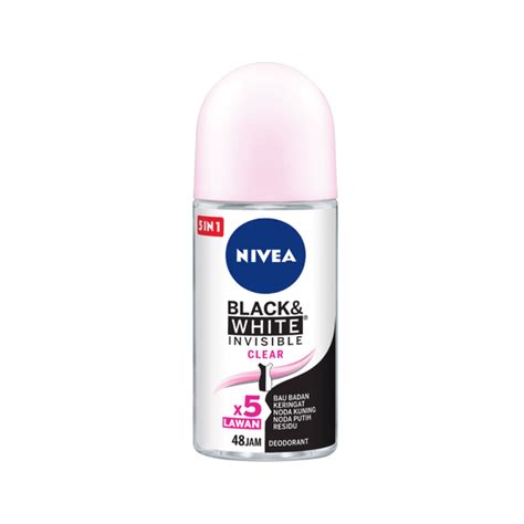 Nivea Deo Women Roll On Invisible Black White Clear Ml Indonesia