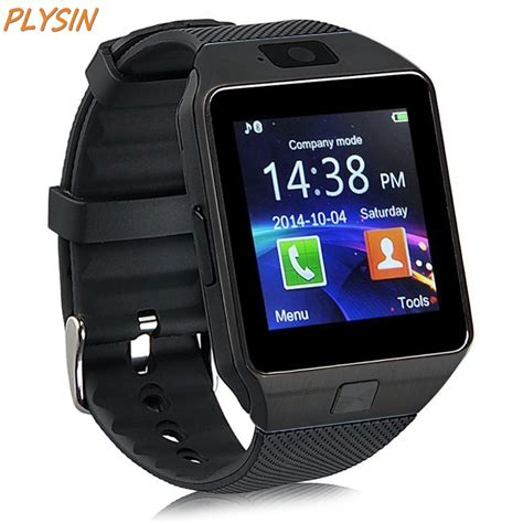 PLYSIN DZ09 Bluetooth Smart Watch Unlocked Smartwatch GSM SIM Card With ...