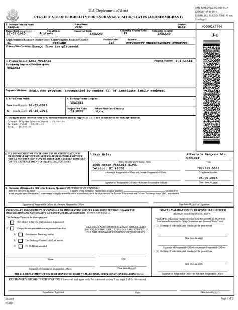 International Services Visa Requirement Documentation