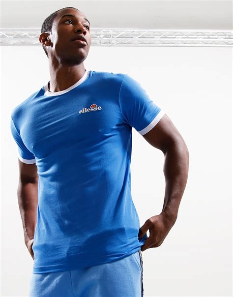 Ellesse Meduno T Shirt Blue Terraces Menswear