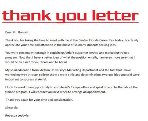 Thank You Letters 3000 Thank You Letter Template