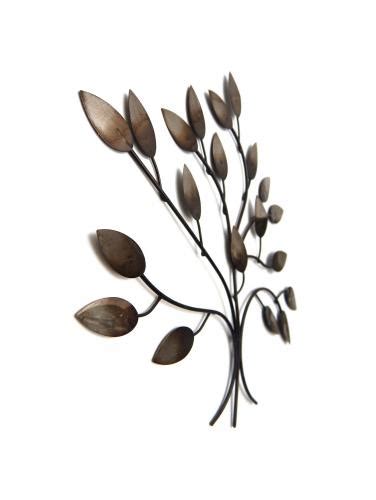 Metal Wall Art Antique Silver Tree Branch