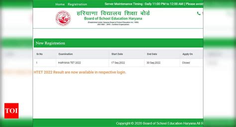 Htet Result Haryana Teacher Eligibility Test Result Released On