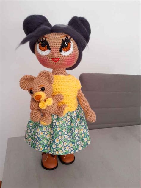 Crochet Doll Base Pattern Sonya The Doll