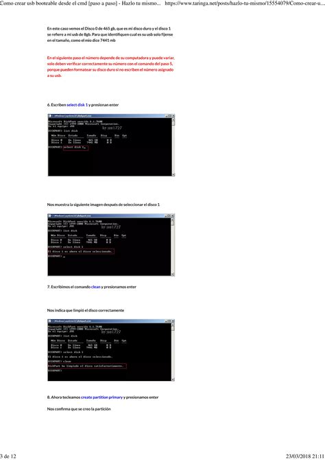 Como Crear Usb Booteable Desde El Cmd Paso A Paso Hazlo Tu Mismo