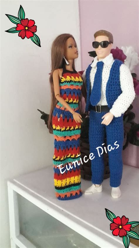 Pin De Bruh Em Barbie E Baby Alive Roupas De Croch Roupas Para