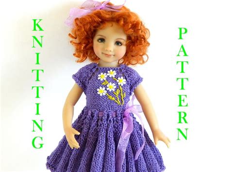 Strickanleitung Pdf Kleid G Nsebl Mchen Cm Outfit Puppen Paola Reina