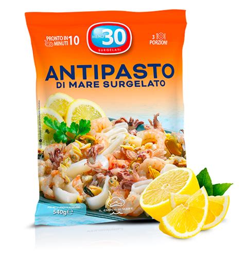 Antipasto Di Mare Meno 30 Surgelati