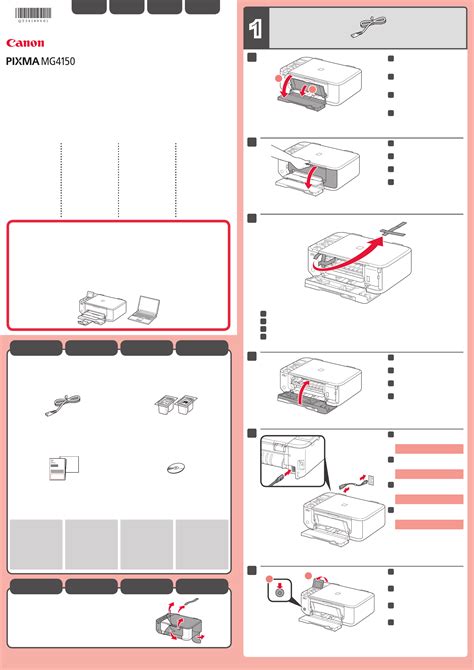 Handleiding Canon PIXMA MG4150 Pagina 1 Van 4 Nederlands Duits