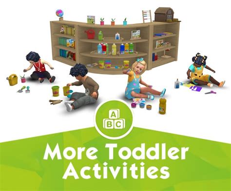 Around The Sims 4: Pre-School: Activities for toddlers 2 • Sims 4 Downloads