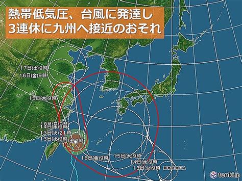 九州 3連休に新たな台風接近のおそれ ライブドアニュース