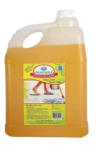 Vedic Shine Liquid Lemon Scented Floor Cleaner Packaging Type Can