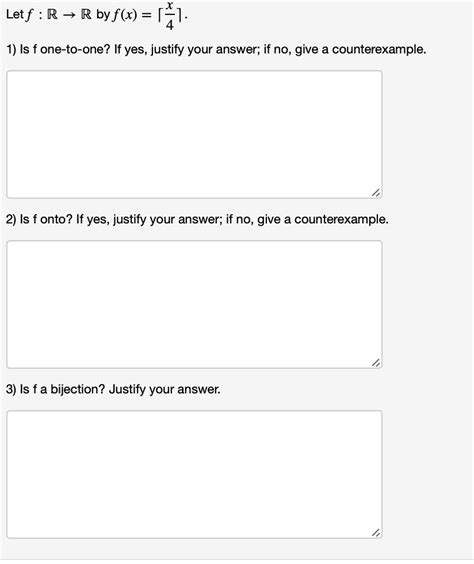 Solved Letf R R By F X 1 4 1 Is F One To One If Chegg