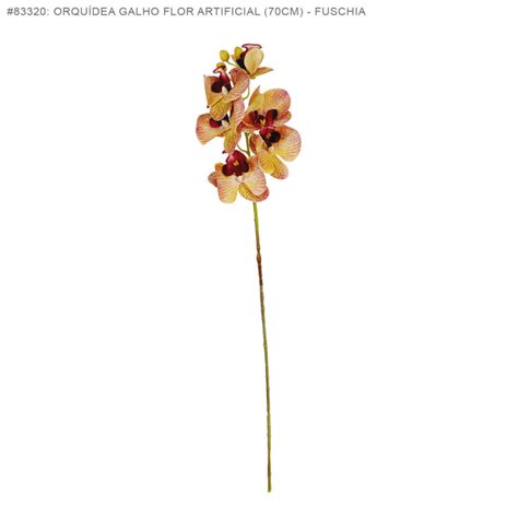 Orqu Dea Galho Flor Artificial Cm Nature Flores