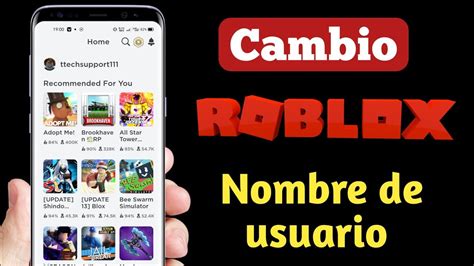 C Mo Cambiar El Nombre De Usuario De Roblox Como Cambiar Tu Nombre De