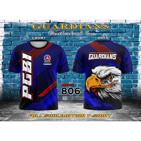 Full Sublimation T Shirt PGBI GUARDIANS Unisex Summer T Shirt 3D