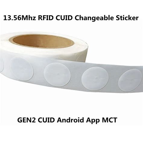 13 56Mhz RFID GEN2 CUID 1K S50 Tag Sticker Card UID Changeable Block 0