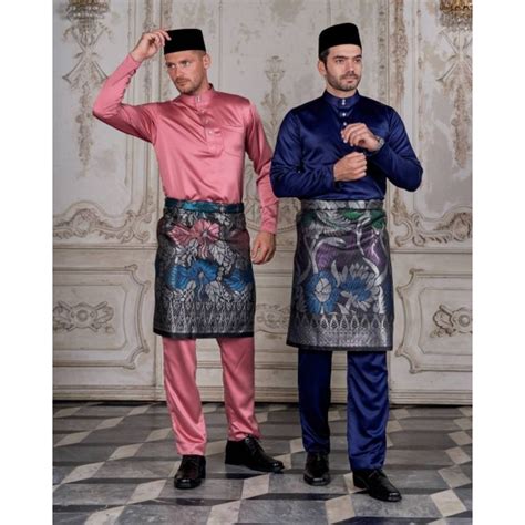 Baju Melayu Tailored Fit Hombre Raya Shopee Malaysia