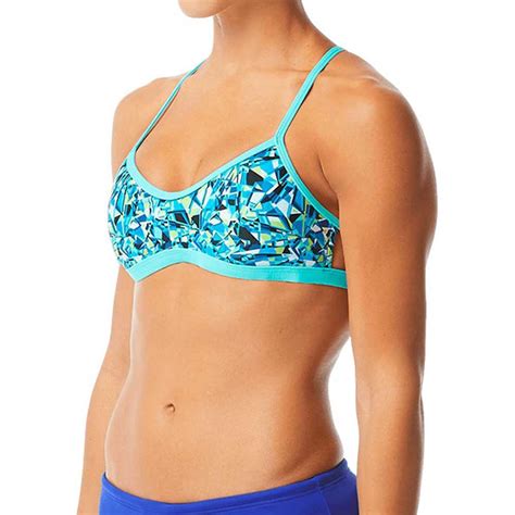 TYR Top Bikini Fragment Mojave Tieback Azul Swiminn