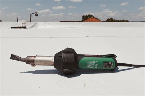 Premium Photo Hot Air Synthetic Membrane Welding Machine