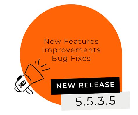 Product updates: CRM.COM release 5.5.3.5 is available