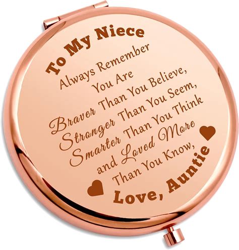 Niece Compact Mirror Niece Ts From Auntie Inspirational