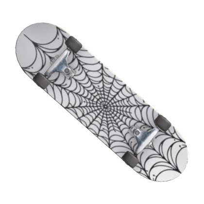 white spider web skateboard's Code & Price - RblxTrade