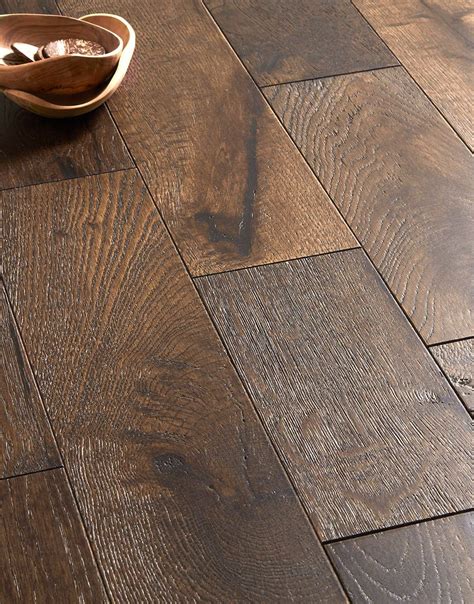 Studio Coffee Oak Brushed Lacquered Engineered Wood Flooring Direct