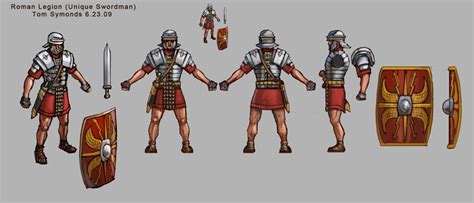 Thomas Symonds Digital Generalist Artist Civ5 Roman Legion