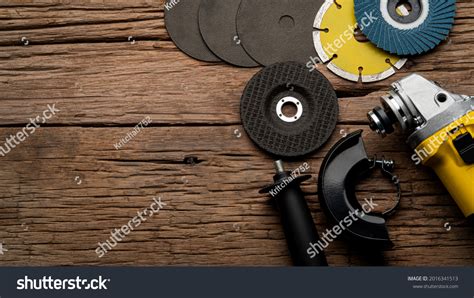 Set Angle Grinder Grinding Wheelmetal Cutting Stock Photo 2016341513 | Shutterstock