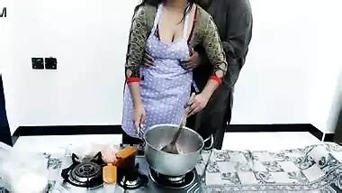 Indian Housewife Anal Sex In Kitchen While She Is Cooking With Clear